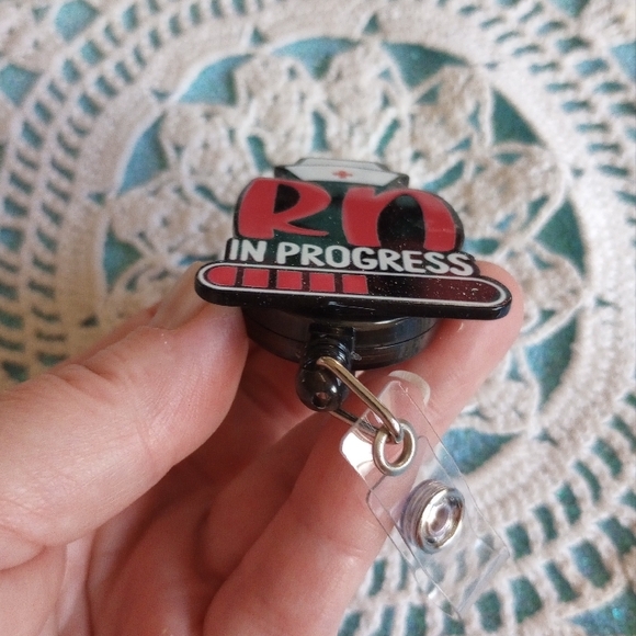 RN In Progress Nurse Badge Reel - Picture 5 of 6